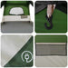 Gezinstent met dak Groen 500 x 400 x 230 cm Polyester en staal