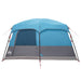Gezinstent met dak Blauw 500 x 400 x 230 cm Polyester en staal