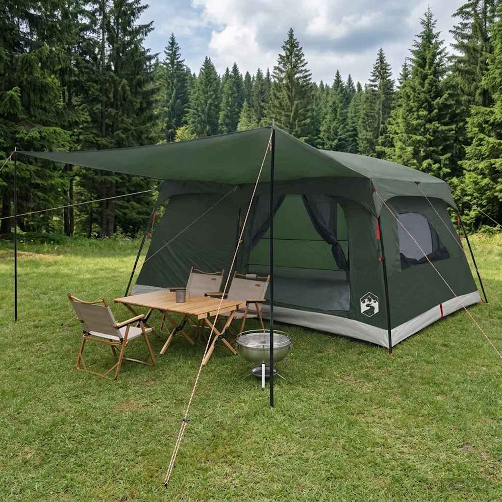 Gezinstent Legergroen 500 x 400 x 230 cm Polyester en staal