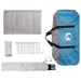 Huisje Tent met dak Blauw 210 x 210 x 138 cm Polyester