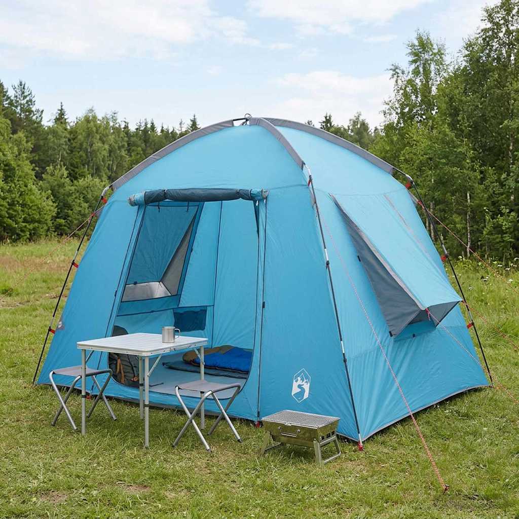 Huisje Tent met dak Blauw 210 x 210 x 138 cm Polyester