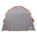 Huisje Tent Grijs en Oranje 210 x 210 x 138 cm Polyester