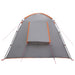Huisje Tent Grijs en Oranje 210 x 210 x 138 cm Polyester