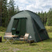 Huisje Tent met dak Legergroen 210 x 210 x 138 cm Polyester