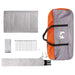 Huisje Tent Grijs en Oranje 300 x 210 x 156 cm Polyester