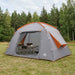 Huisje Tent Grijs en Oranje 300 x 210 x 156 cm Polyester