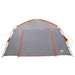 Huisje Tent Grijs en Oranje 300 x 210 x 156 cm Polyester