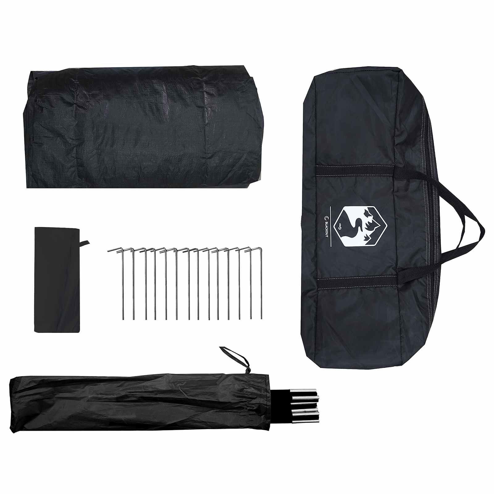 Huisje Tent met dak Wit Blackout 300 x 210 x 156 cm Polyester