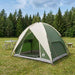 Camping Tent met Regenhoes Waterdicht Groen 245 x 245 x 149 cm