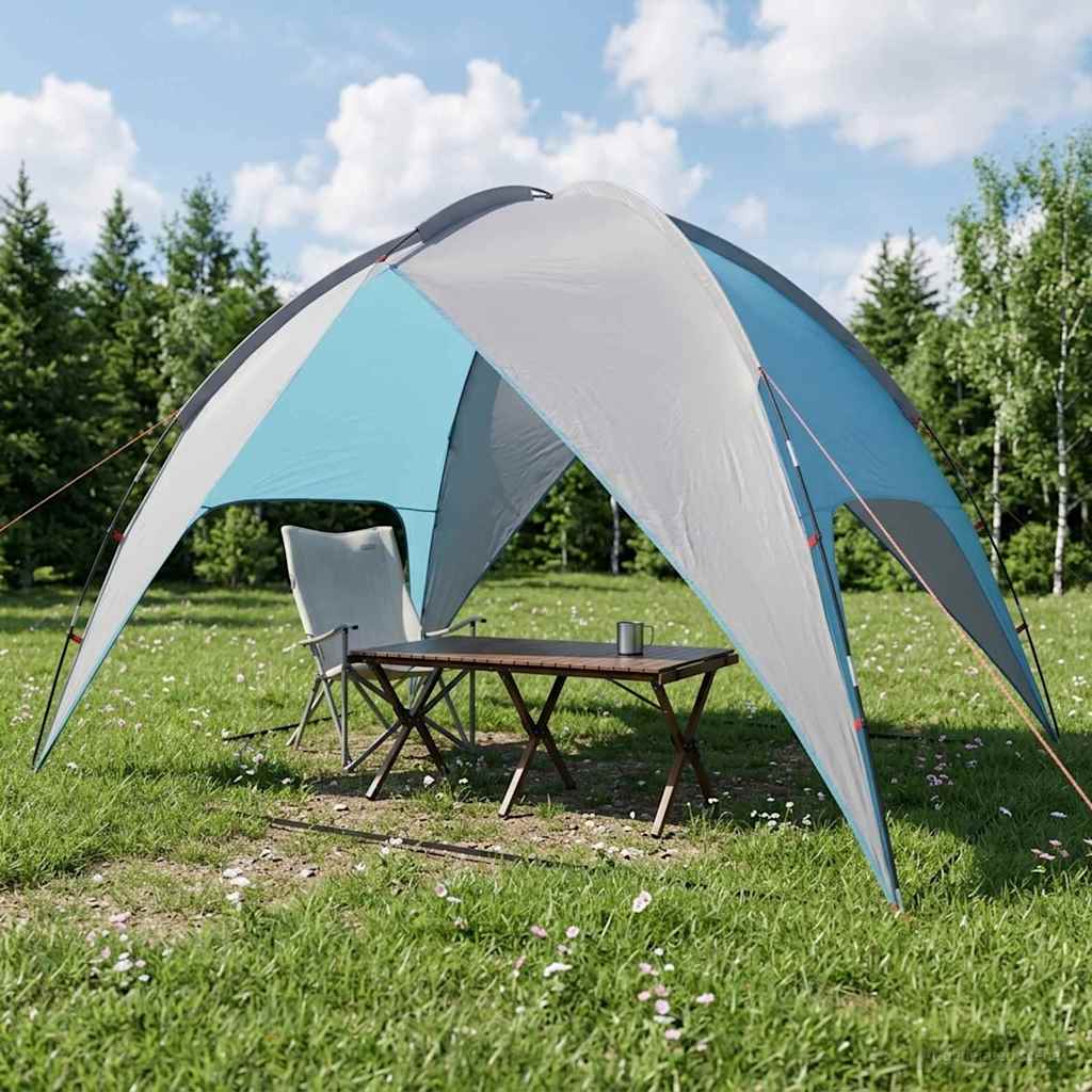 Camping Tent met Regenhoes Waterdicht Blauw 245 x 245 x 149 cm