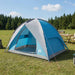 Camping Tent met Regenhoes Waterdicht Blauw 245 x 245 x 149 cm