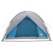 Camping Tent met Regenhoes Waterdicht Blauw 245 x 245 x 149 cm