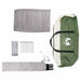 Camping Tent met Regenhoes Waterdicht Koepel Groen 4-persoons