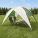 Camping Tent met Regenhoes Waterdicht Koepel Groen 4-persoons