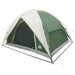 Camping Tent met Regenhoes Waterdicht Koepel Groen 4-persoons