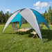 Camping Tent met Regenhoes Waterdicht Blauw 310 x 245 x 160 cm