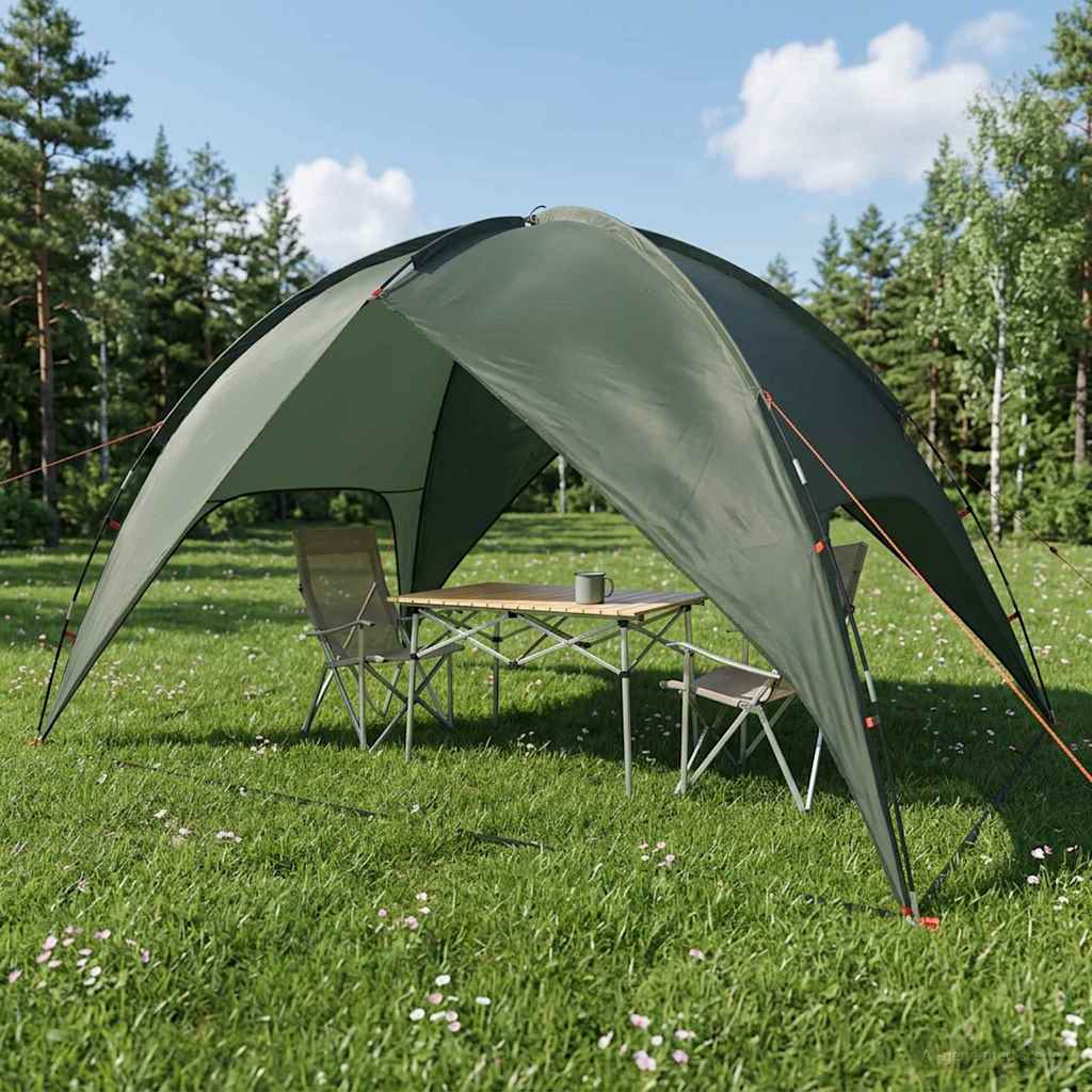 Camping Tent met Regenhoes Waterdicht Koepel Legergroen