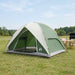 Camping Tent met Regenhoes Waterdicht Groen 360 x 245 x 185 cm