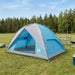Camping Tent met Regenhoes Waterdicht Blauw 360 x 245 x 185 cm