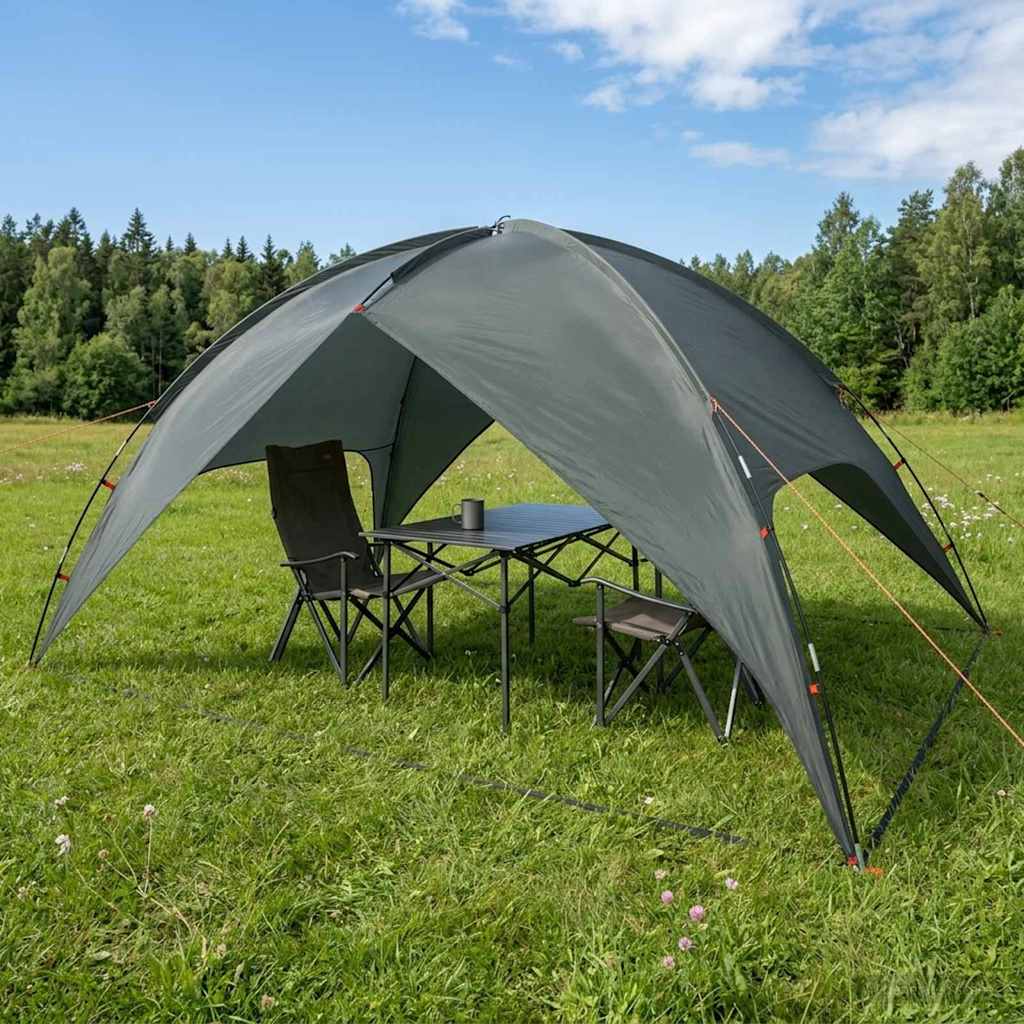 Camping Tent met Regenhoes Waterdicht Koepel Legergroen