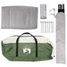 Autotent met dak Groen 239 x 210 x 210 cm Polyester en staal