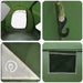 Autotent met dak Groen 239 x 210 x 210 cm Polyester en staal