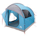 Autotent met dak Blauw 239 x 210 x 210 cm Polyester en staal