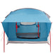 Autotent met dak Blauw 239 x 210 x 210 cm Polyester en staal