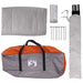 Autotent Grijs en Oranje 239 x 210 x 210 cm Polyester en staal