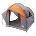 Autotent Grijs en Oranje 239 x 210 x 210 cm Polyester en staal