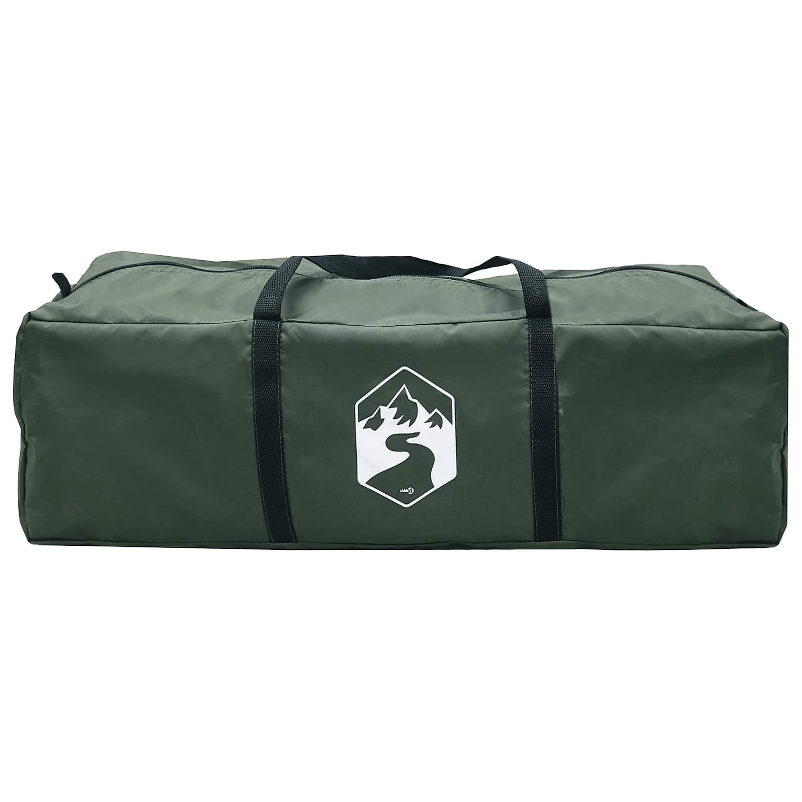 Autotent Legergroen 239 x 210 x 210 cm Polyester en staal