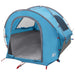 Autotent met dak Blauw 200 x 170 x 170 cm Polyester en staal