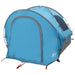 Autotent met dak Blauw 200 x 170 x 170 cm Polyester en staal