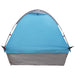 Autotent met dak Blauw 200 x 170 x 170 cm Polyester en staal