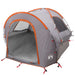 Autotent Grijs en Oranje 200 x 170 x 170 cm Polyester en staal