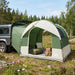 Tailgate Tent met Regenfly Waterdicht Groen 4-persoons