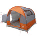 Tailgate Tent met Regenfly Waterdicht Grijs en Oranje