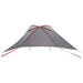 Autotent Grijs en Oranje 308 x 215 x 220 cm Polyester en staal