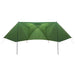 Autotent met dak Groen 350 x 250 cm Polyester en staal