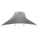 Autotent Grijs en Oranje 350 x 250 cm Polyester en staal