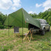 Voertuig luifel Groen 518 x 580 x 215 cm Polyester en staal