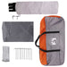 Tailgate Luifel Waterdicht Grijs en Oranje 405 x 280 x 220 cm