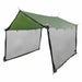 Campingzeil met gaaswanden Groen 340 x 260 x 220 cm