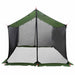 Campingzeil met gaaswanden Groen 340 x 260 x 220 cm
