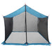 Campingzeil met gaaswanden Blauw 340 x 260 x 220 cm