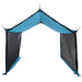 Campingzeil met gaaswanden Blauw 340 x 260 x 220 cm