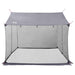 Campingzeil met gaaswanden Grijs en Oranje 340 x 260 x 220 cm