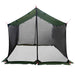 Campingzeil met gaaswanden Legergroen 340 x 260 x 220 cm