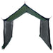 Campingzeil met gaaswanden Legergroen 340 x 260 x 220 cm