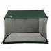 Campingzeil met gaaswanden Legergroen 340 x 260 x 220 cm
